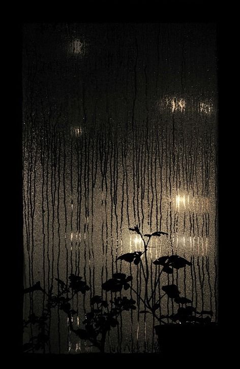 rainy, night