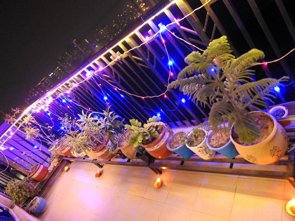 Balcony scenes. 2023 Diwali.